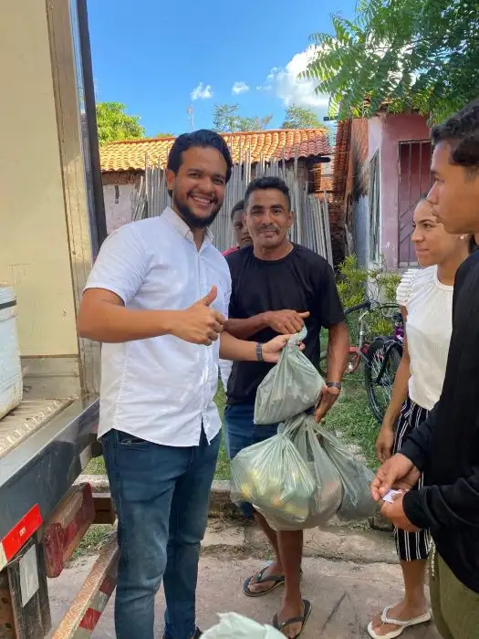 Foto 7 – Prefeitura de Peritoró realiza entrega de cestas verdes a famílias da comunidade KM 36